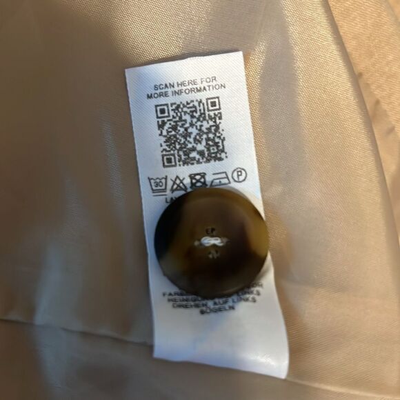 ASOS Tan/Gold Lined Oversized Fit (see measurements) Blazer Size 6 NWT‎ - Picture 15 of 15